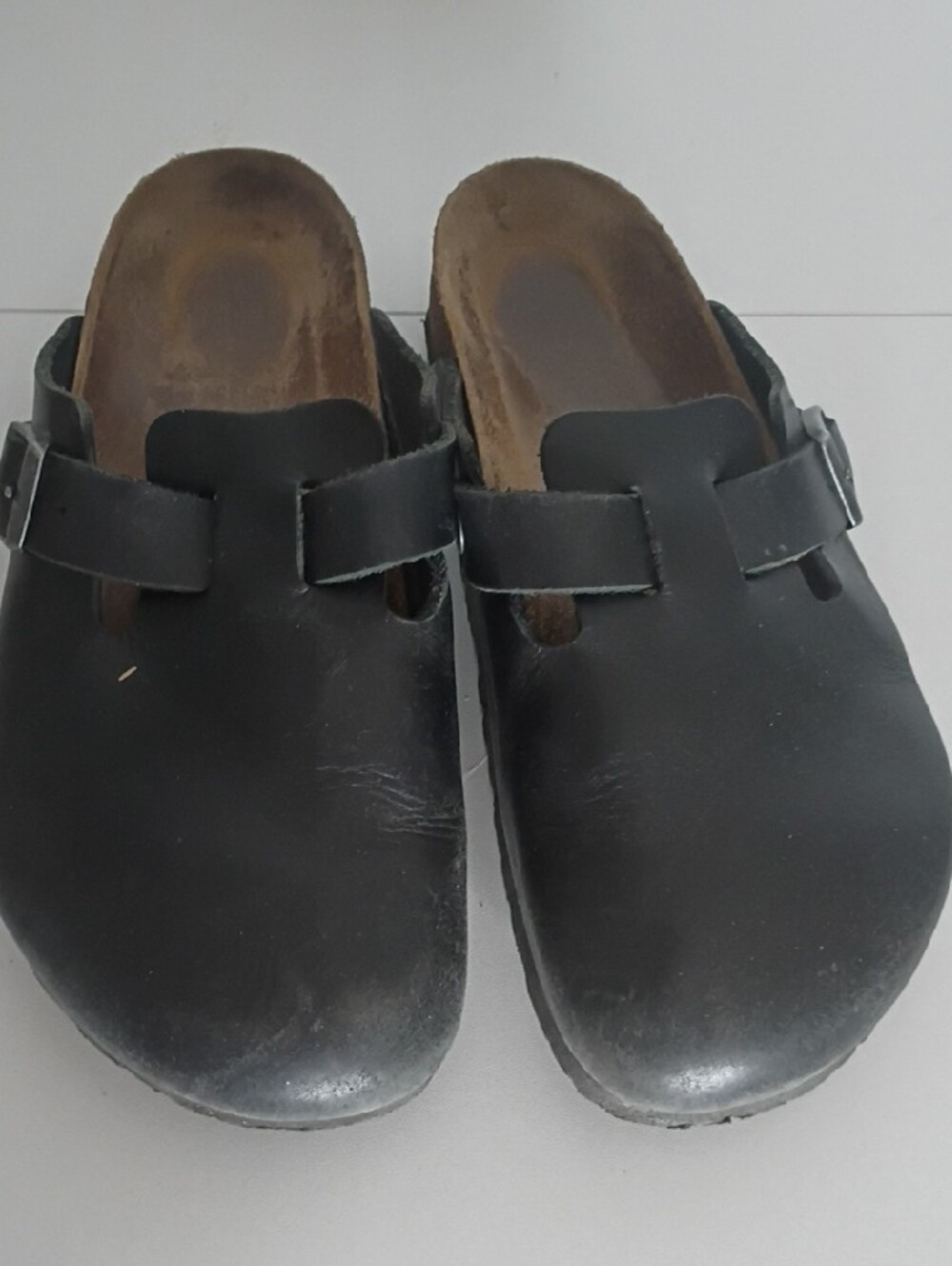 Birkenstock Boston clogs Black Oiled Leather Size 40  US L9–9.5 M7–7.5